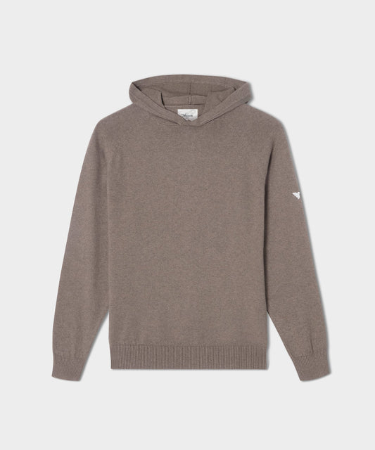 Brown Tech Knit Hoodie — Macade Golf Australia