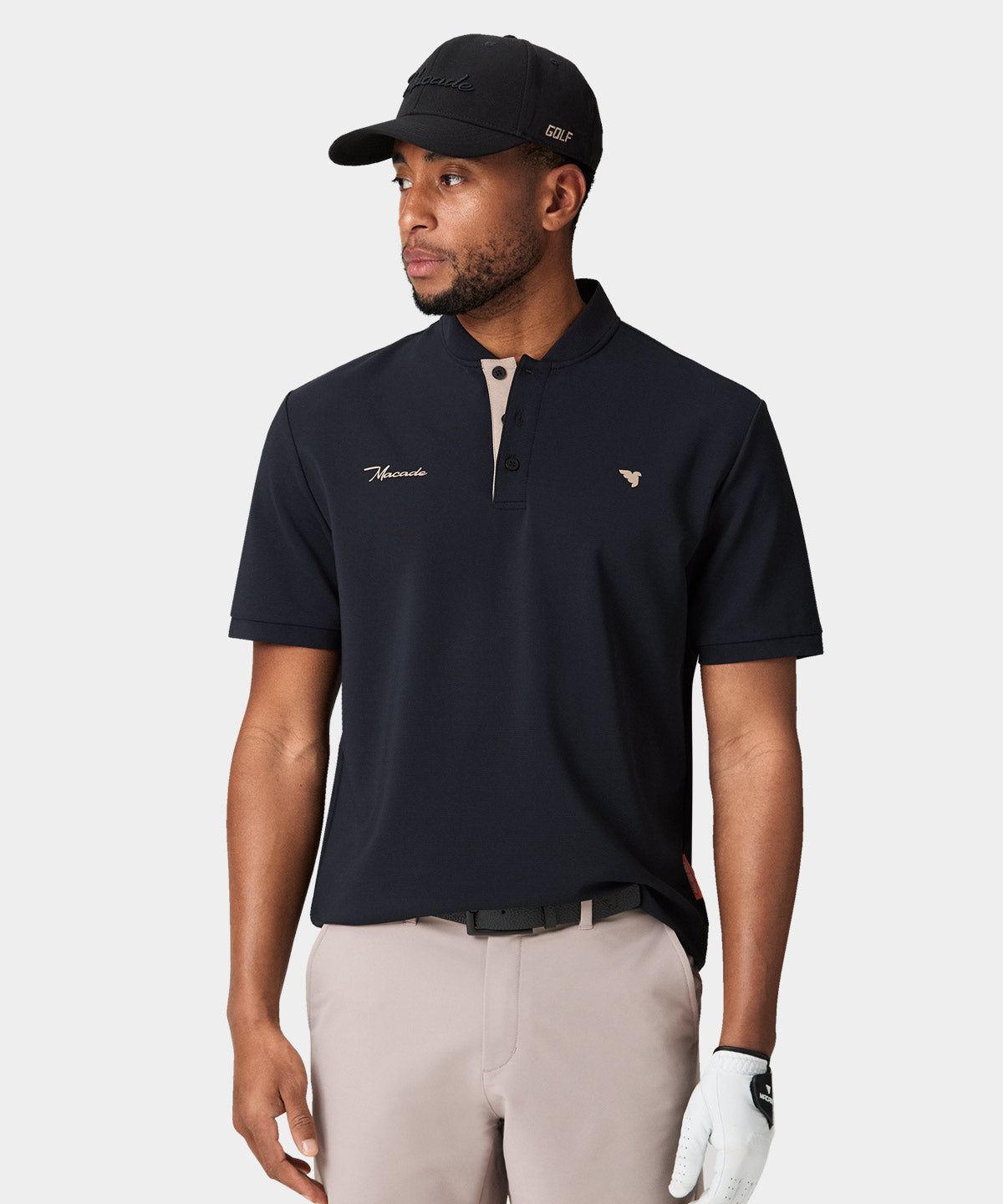 Heath Black Bomber Shirt
