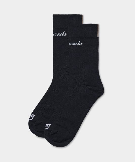 Men's Black Signature Crew Socks
